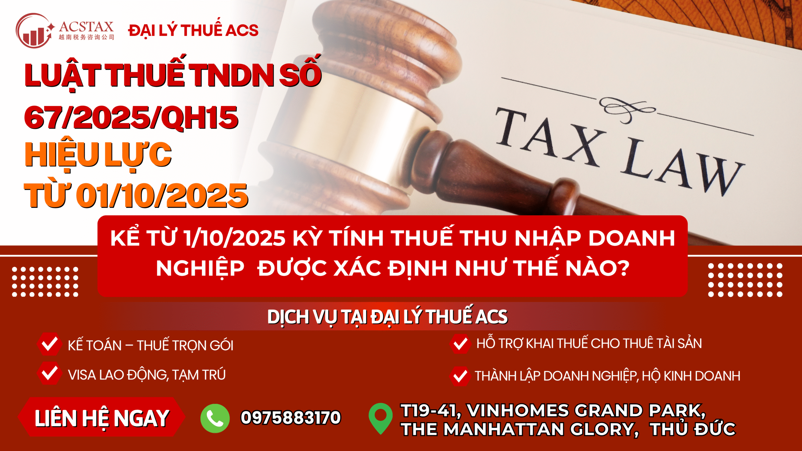 LUẬT THUẾ THU NHẬP DOANH NGHIỆP 2025 (67/2025/QH15): GIẢM THUẾ SUẤT, MỞ RỘNG ƯU ĐÃI, TÁC ĐỘNG VÀ GIẢI PHÁP CHO DOANH NGHIỆP TỪ 1/10/2025